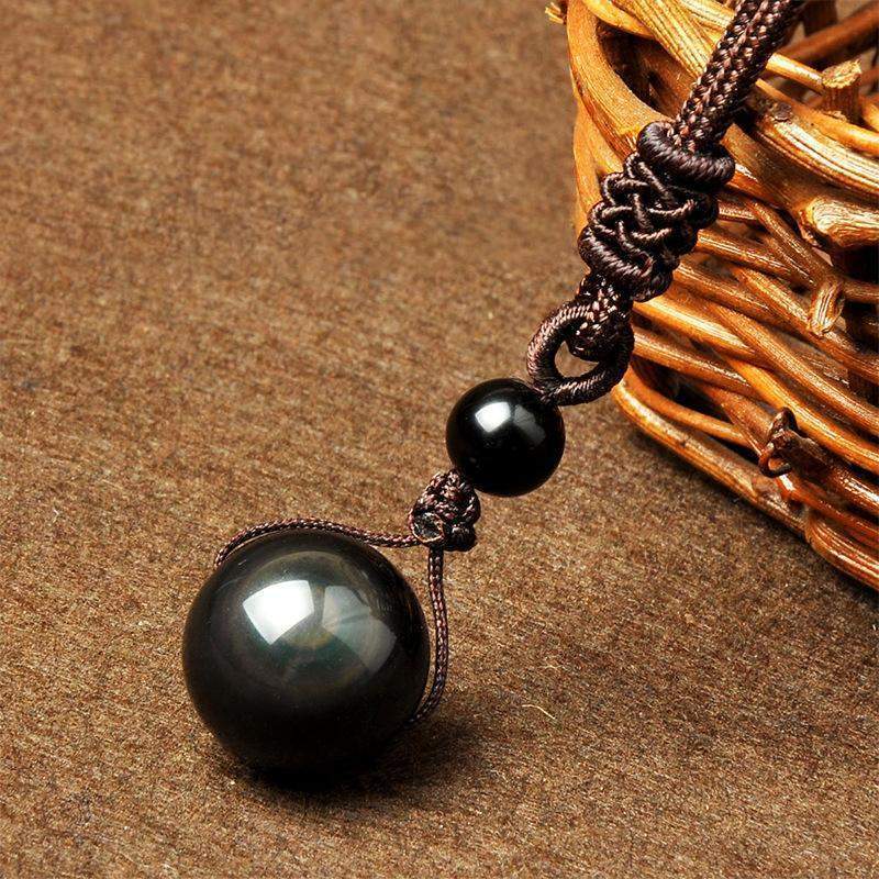 Sphere Necklace Hand Woven 16mm