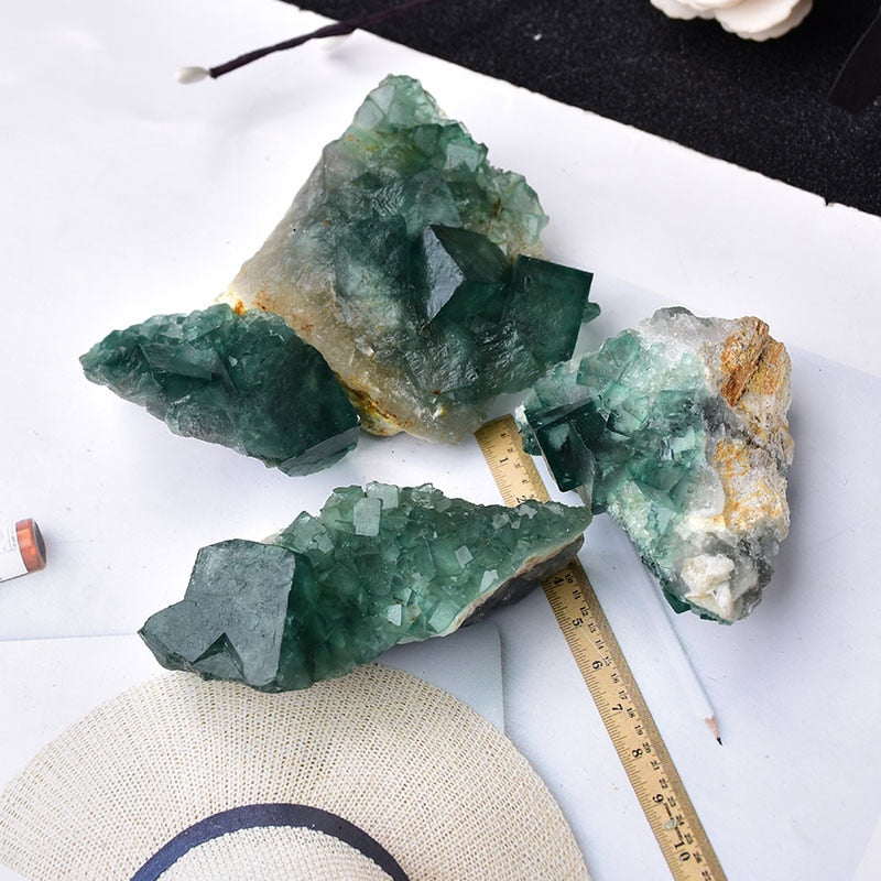 Raw Green Fluorite Specimen