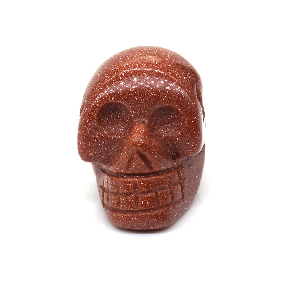 Hand Carved Mini Skulls