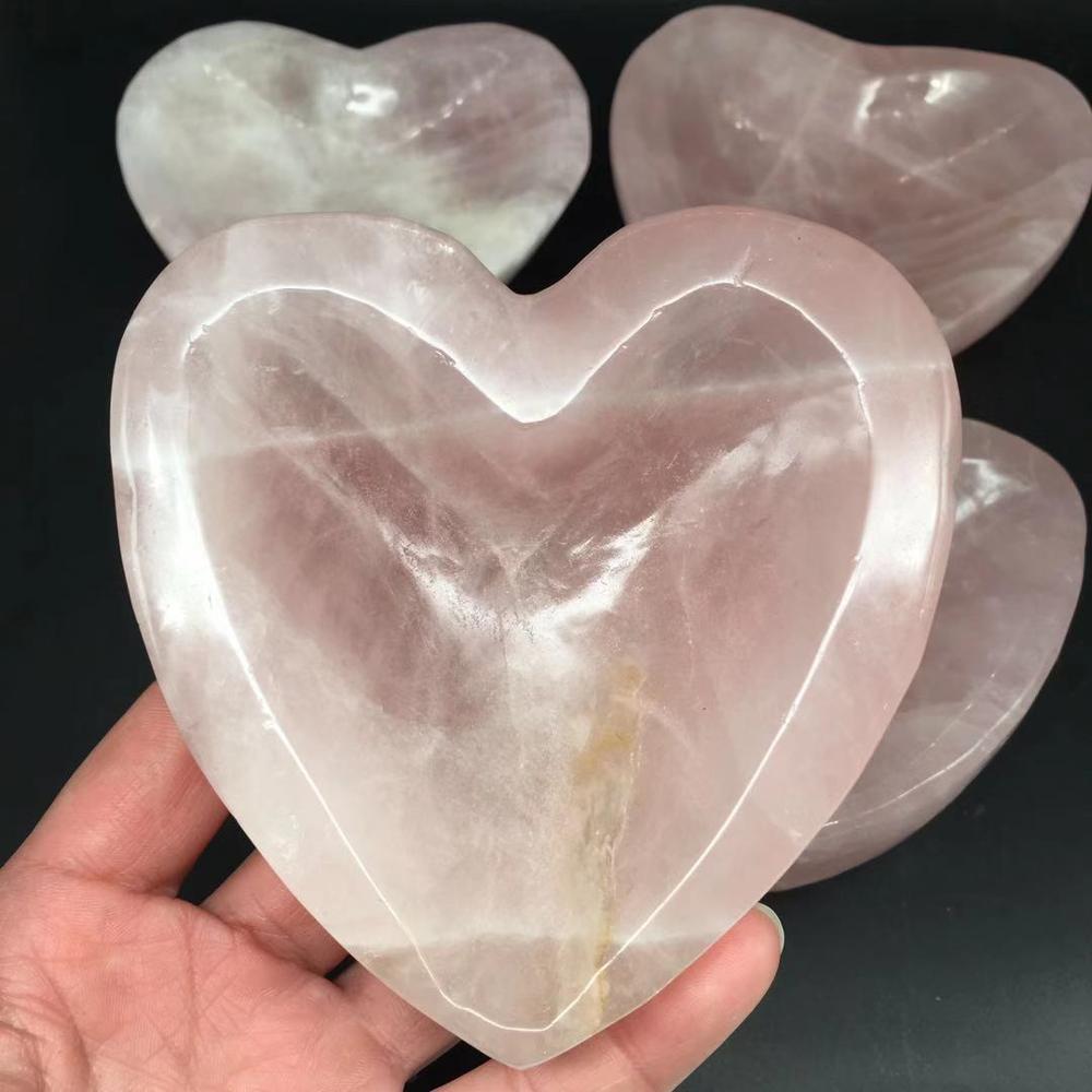 Rose Quartz Heart Bowl