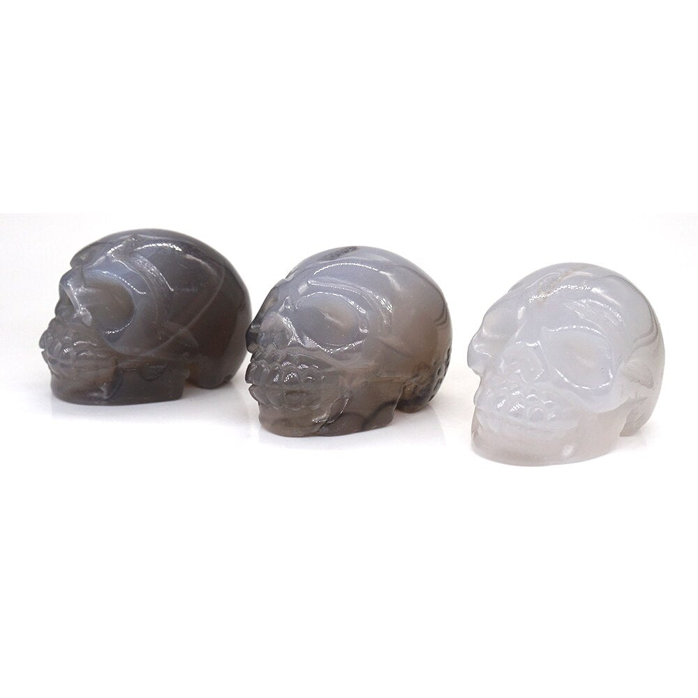 Hand Carved Skulls 1.5"