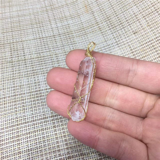 Wrapped Clear Quartz Point