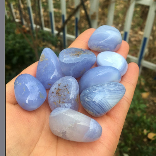 Blue Lace Agate Big Tumbles 100g