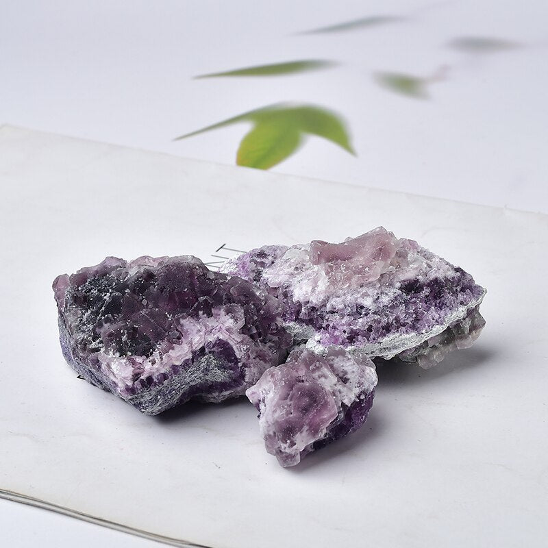 Raw Purple Fluorite Specimen