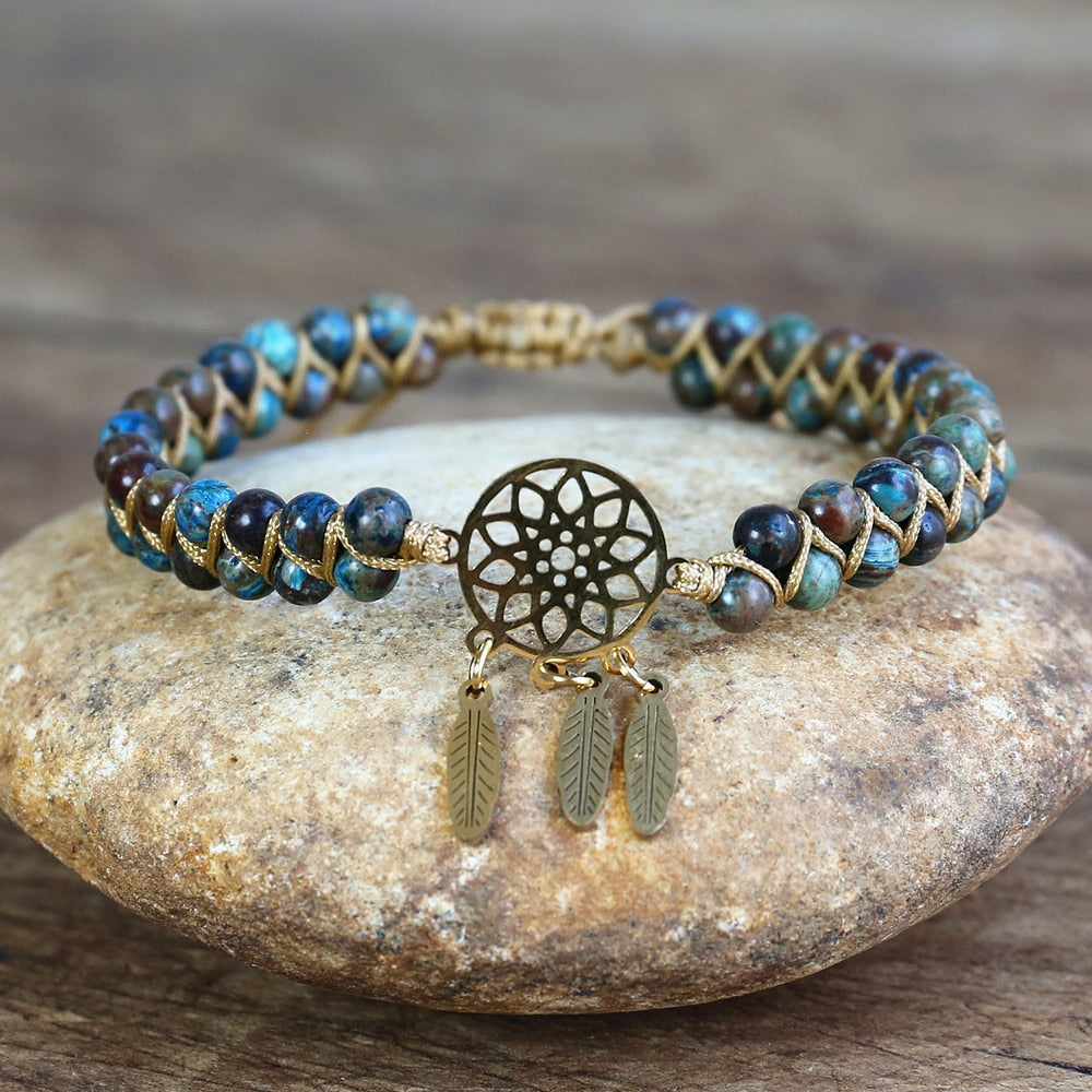 Mixed Stone Dream Catcher Bracelet