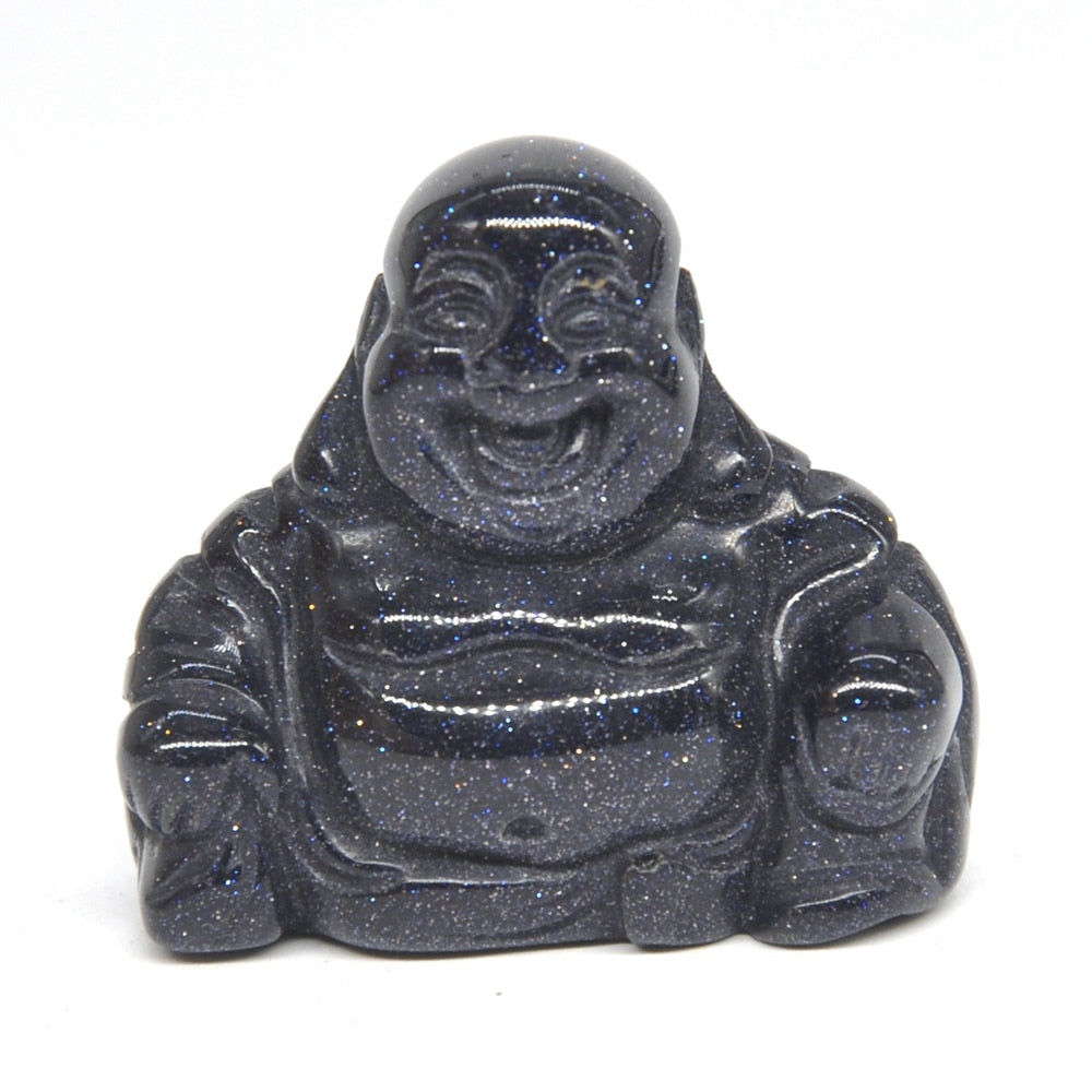 Hand Carved Laughing Buddahs