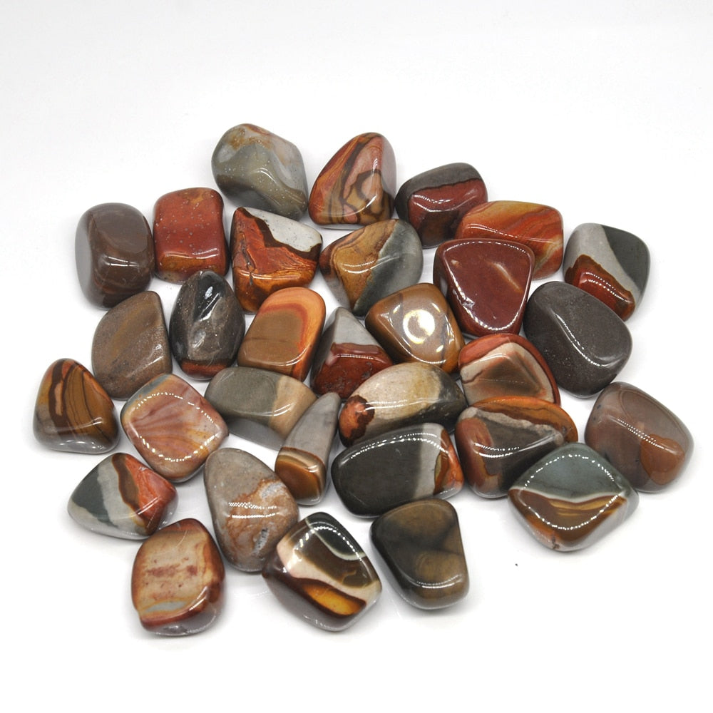 Polychrome Jasper (Desert Jasper) Tumbles