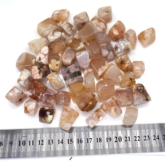 Flower Agate Tumbles