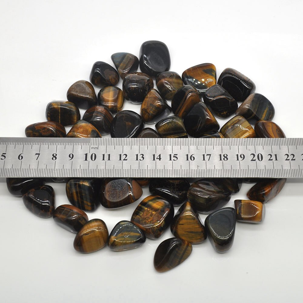 Blue Tigers Eye Tumbles (Hawks Eye) 100g