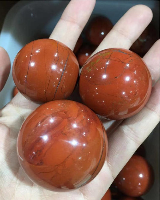 Red Jasper Spheres