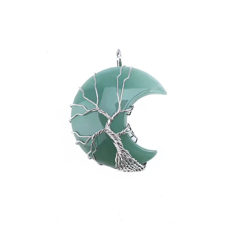 Tree of Life Droplet / Moon Pendents