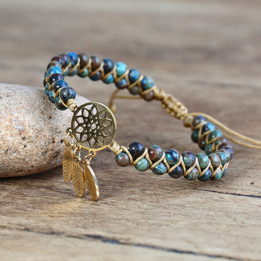 Mixed Stone Dream Catcher Bracelet