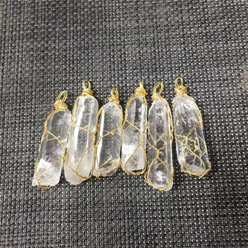 Wrapped Clear Quartz Point