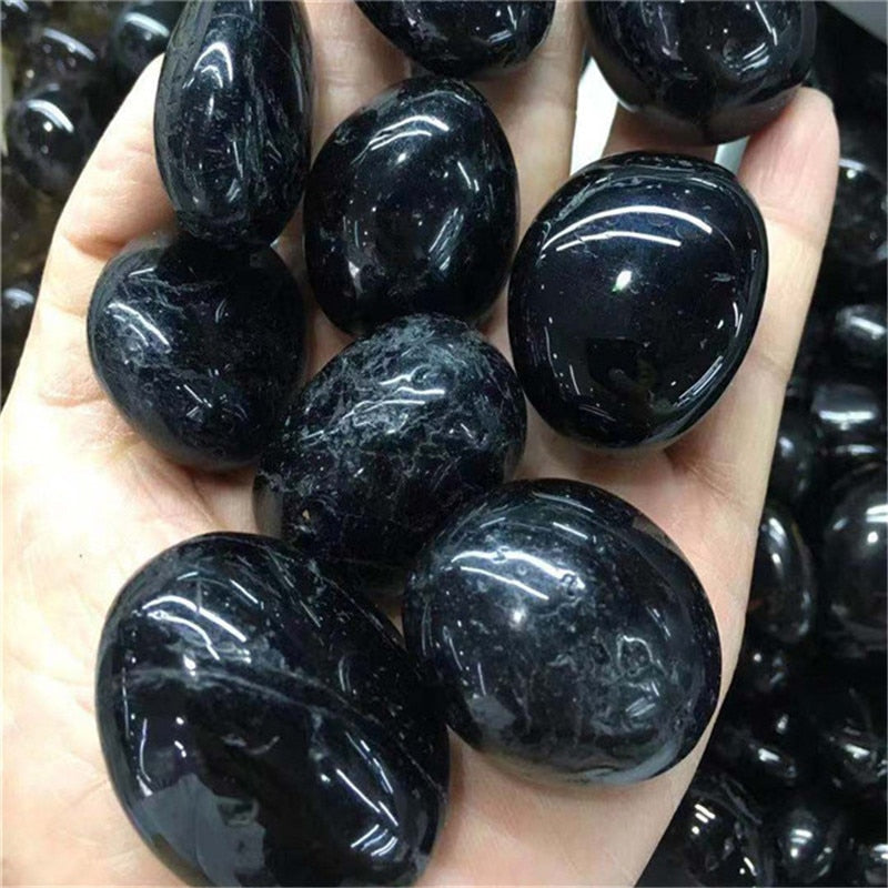 Big Chunky Tumbled Black Tourmaline