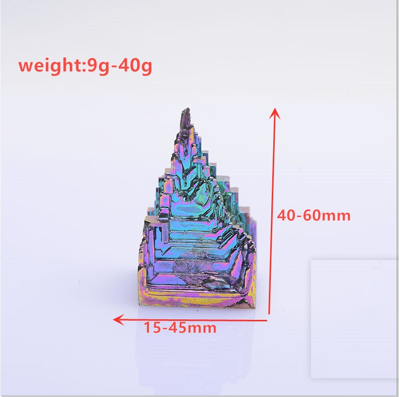 Raw Bismuth Pyramid