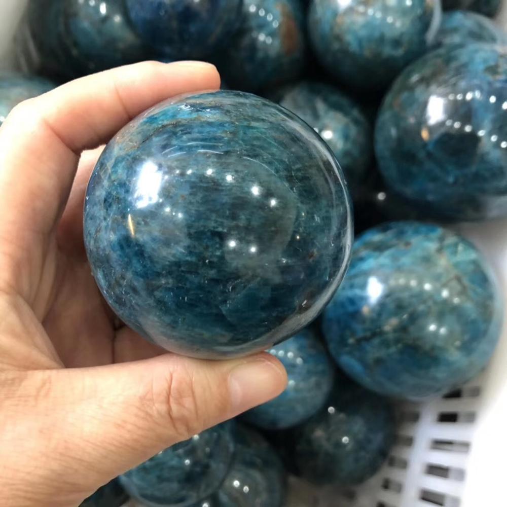 Blue Apatite Spheres