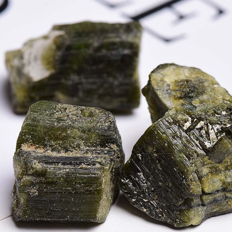 Raw Green Tourmaline