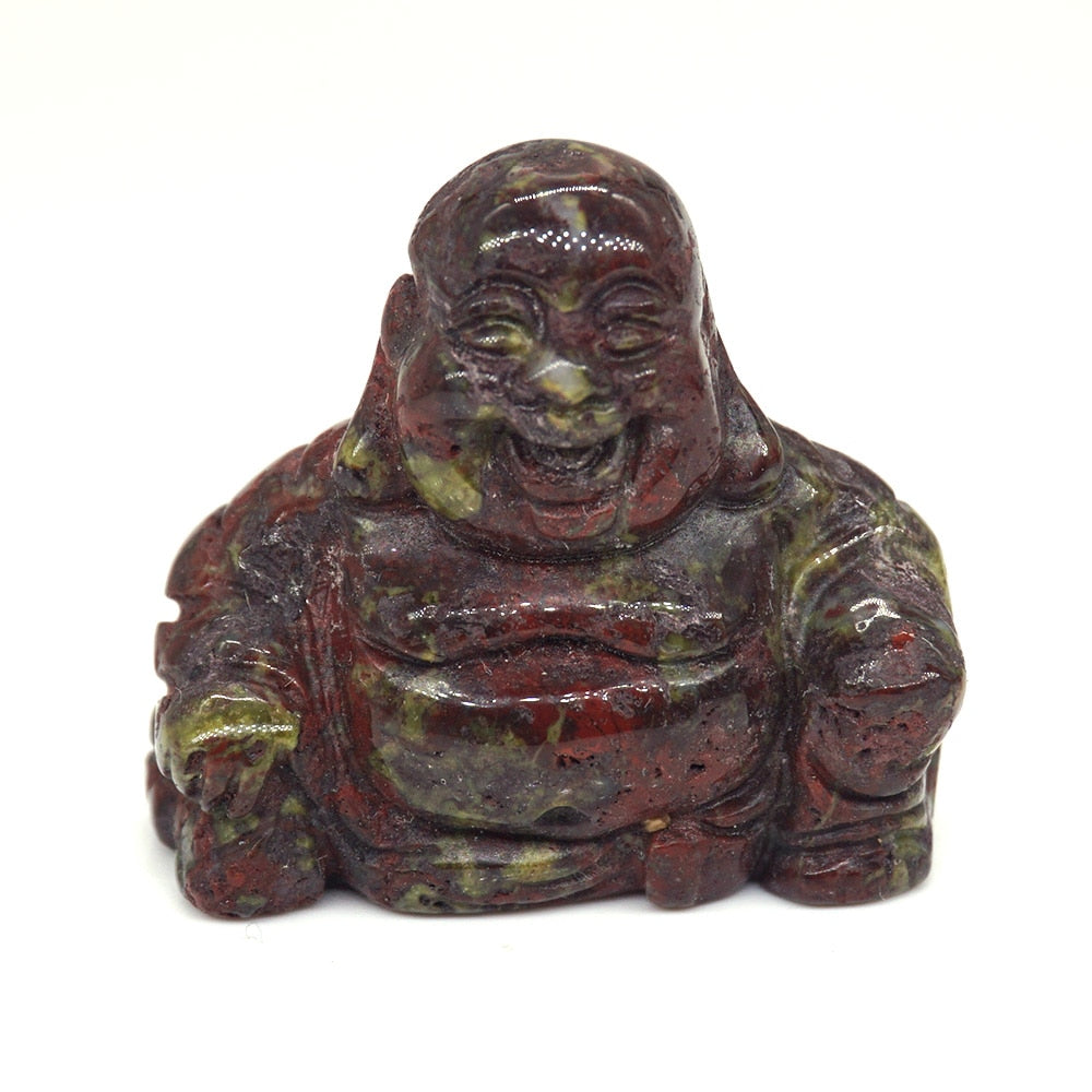 Hand Carved Laughing Buddahs