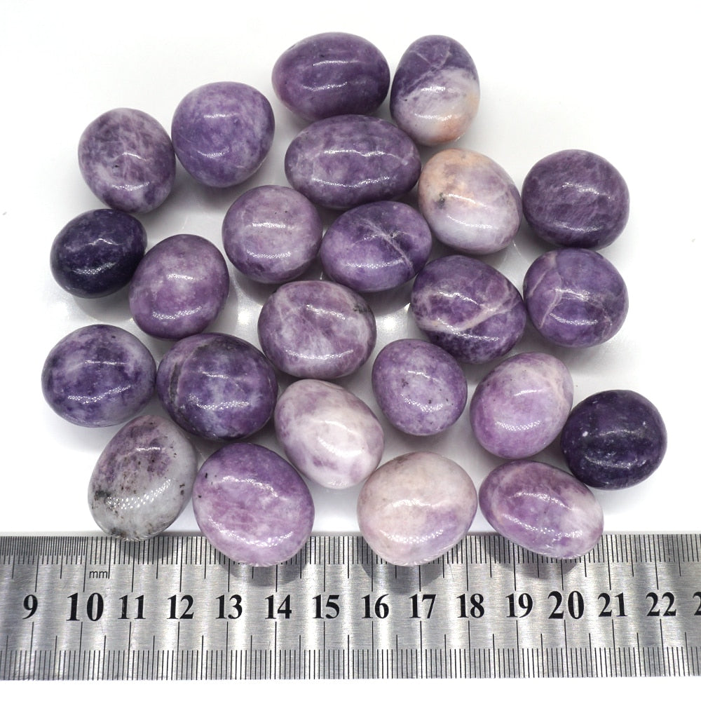 Lilac Lepidolite Tumbles