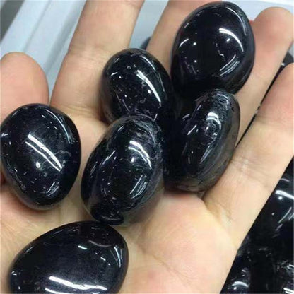 Big Chunky Tumbled Black Tourmaline