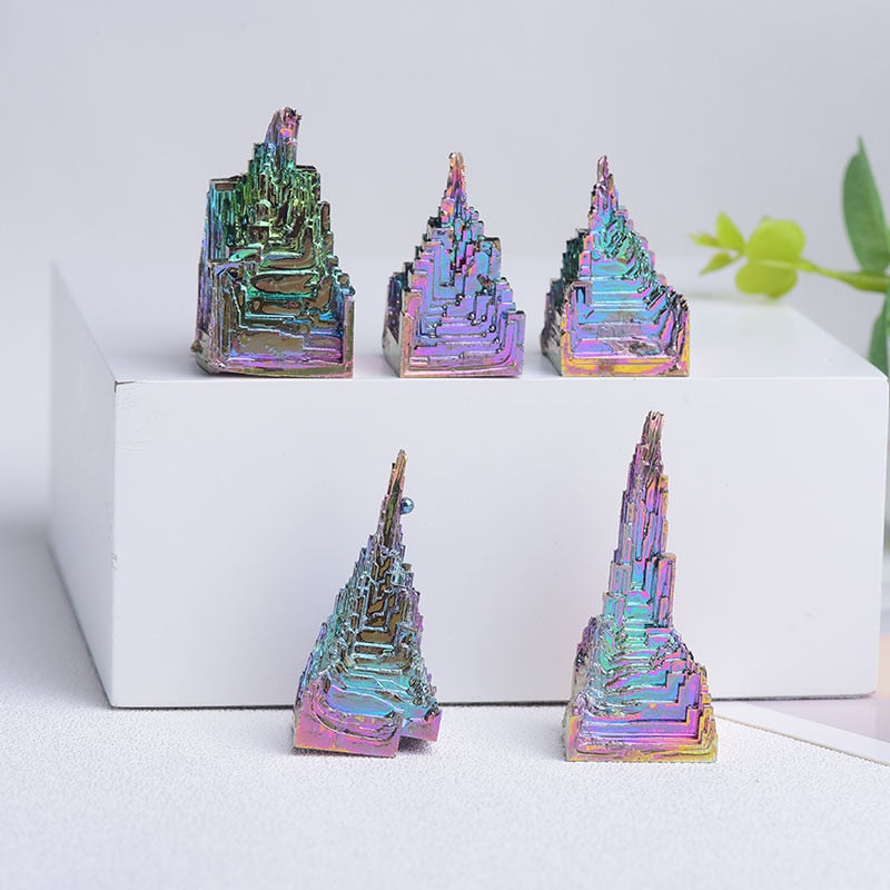 Raw Bismuth Pyramid