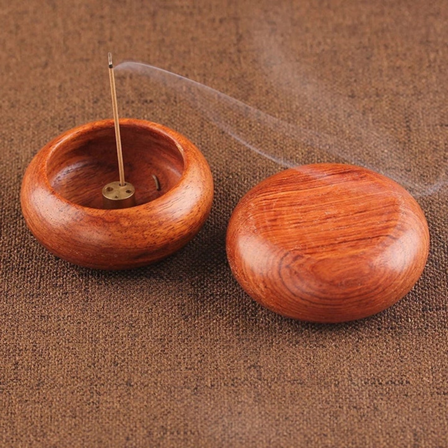 Rosewood Bowl Incense Holder