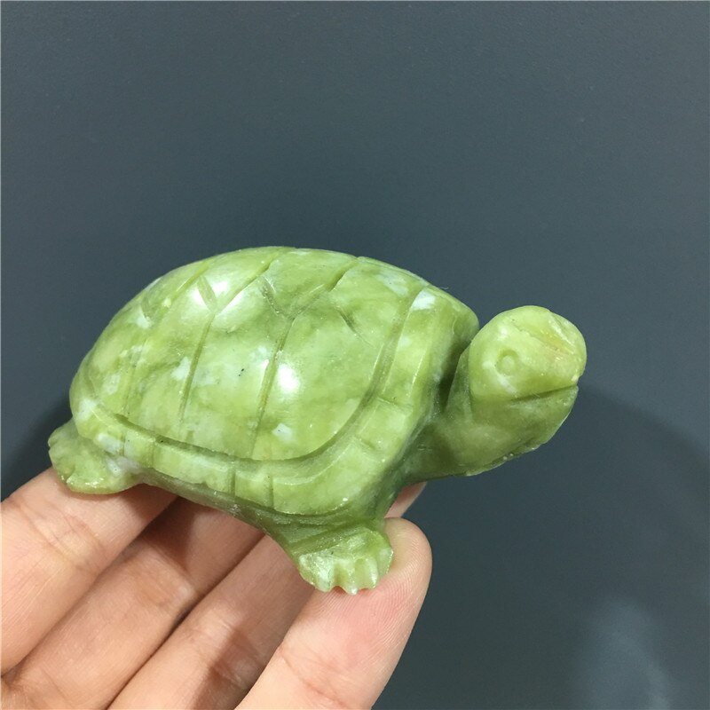 Hand Carved Afghan Jade Turtle