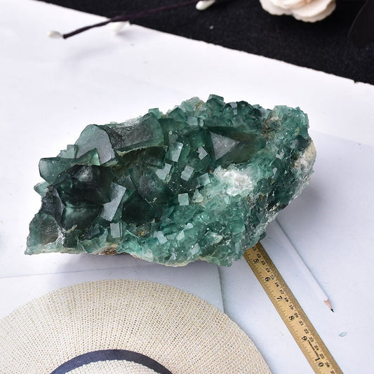 Raw Green Fluorite Specimen