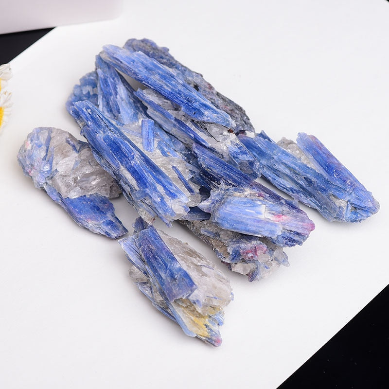 Raw Blue Kyanite in Quartz Specimen