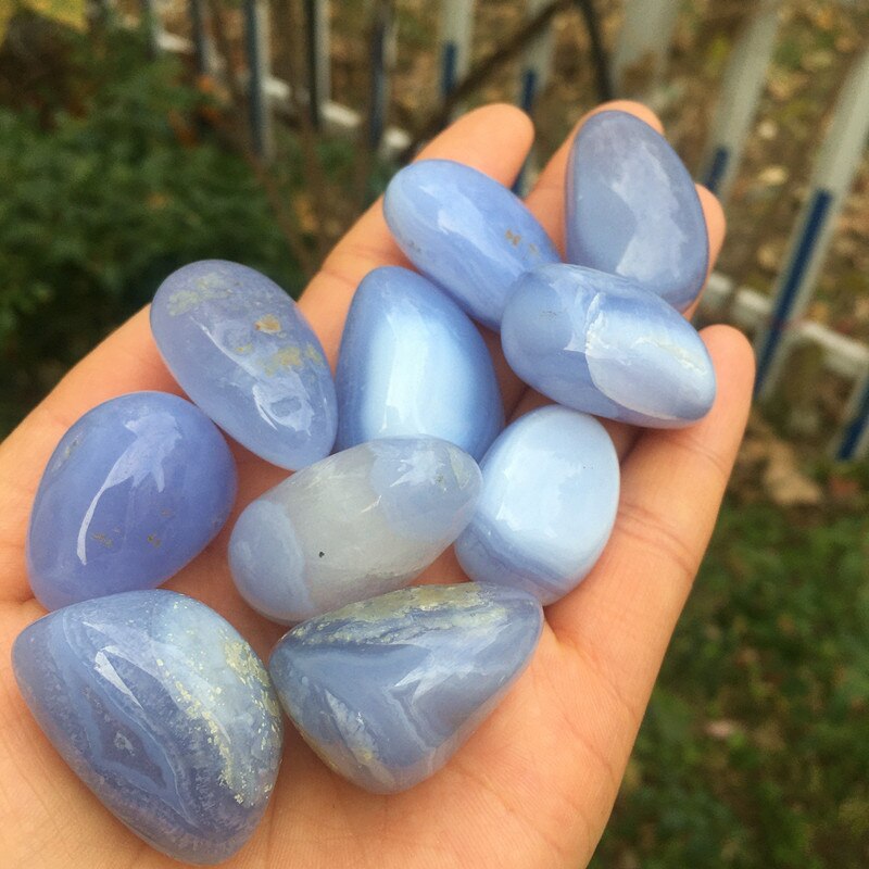 Blue Lace Agate Big Tumbles 100g