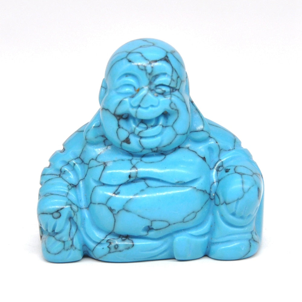 Hand Carved Laughing Buddahs