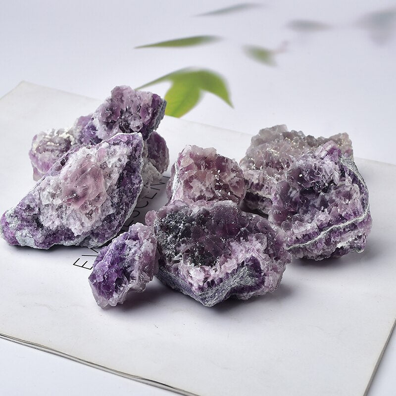 Raw Purple Fluorite Specimen