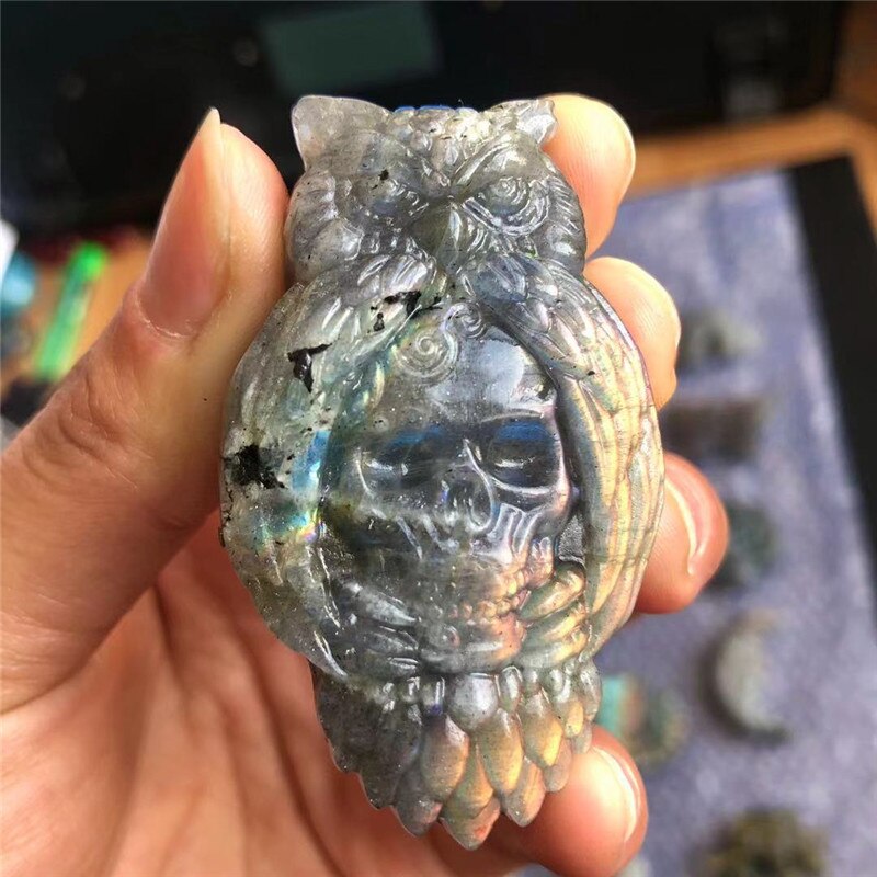 Labradorite Carvings