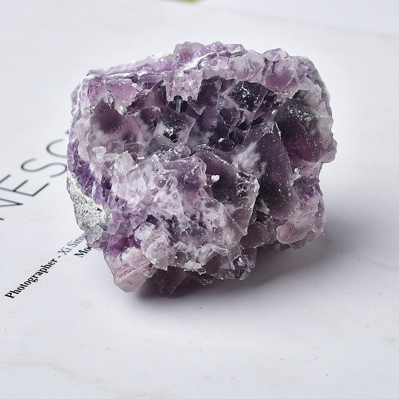 Raw Purple Fluorite Specimen