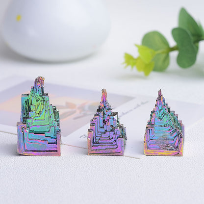 Raw Bismuth Pyramid