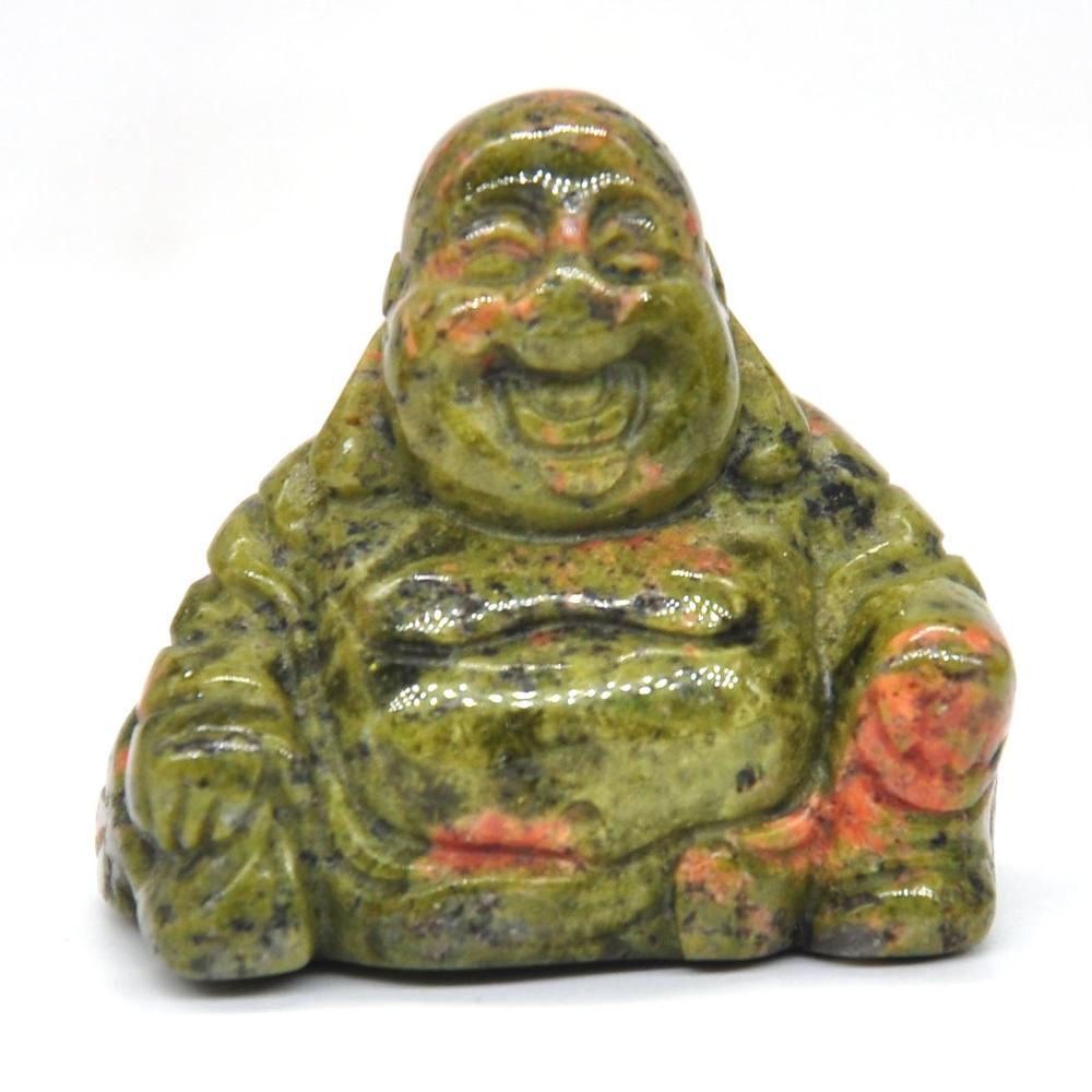 Hand Carved Laughing Buddahs