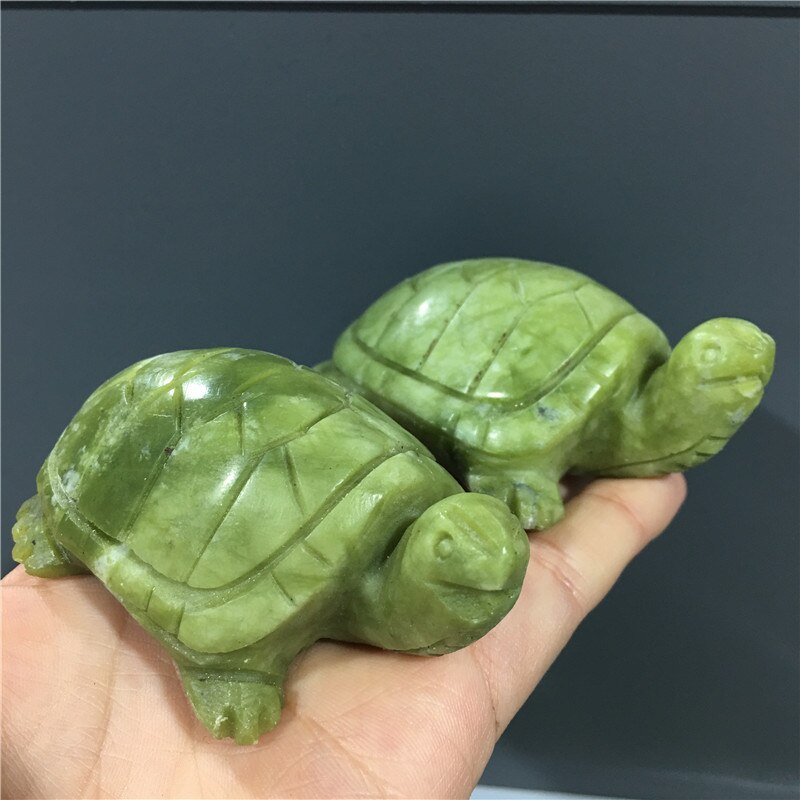 Hand Carved Afghan Jade Turtle