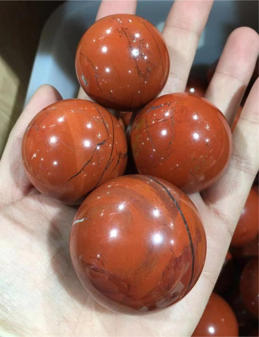 Red Jasper Spheres