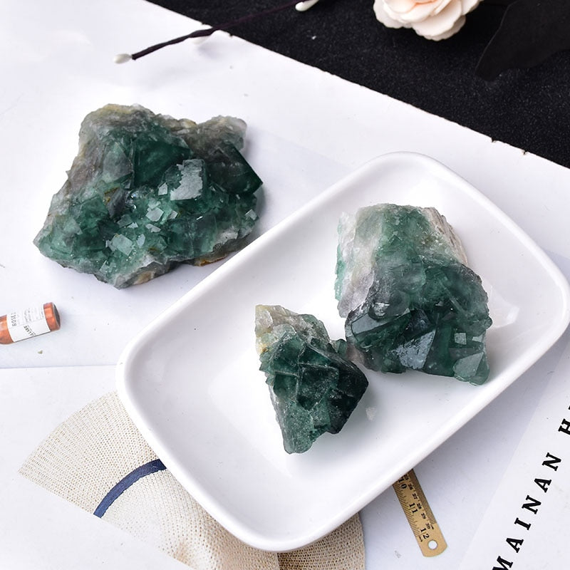 Raw Green Fluorite Specimen