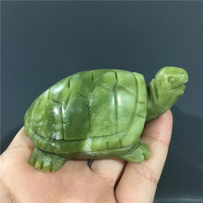 Hand Carved Afghan Jade Turtle