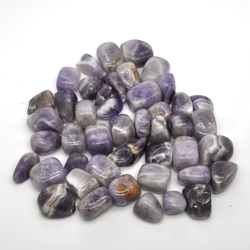 Chevron (Dream) Amethyst Tumbles