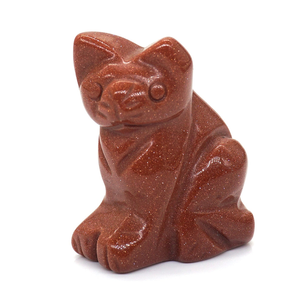 Hand Carved Cats