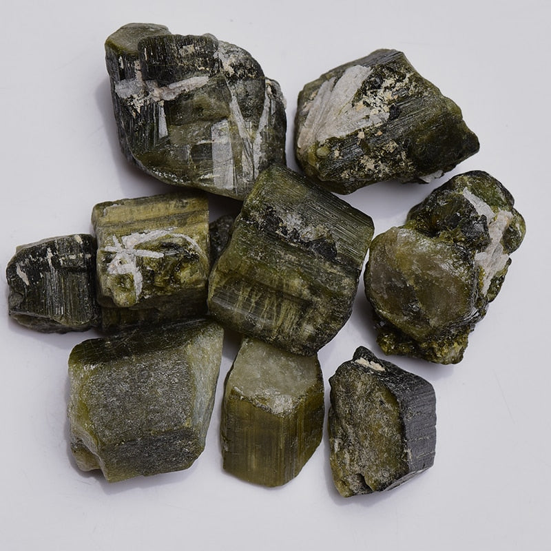 Raw Green Tourmaline