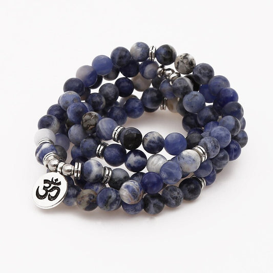 Mala Beads 108 Sodalite