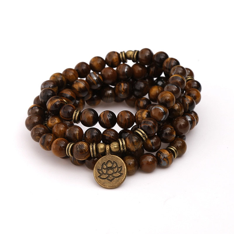 Mala Beads 108 Tigers Eye