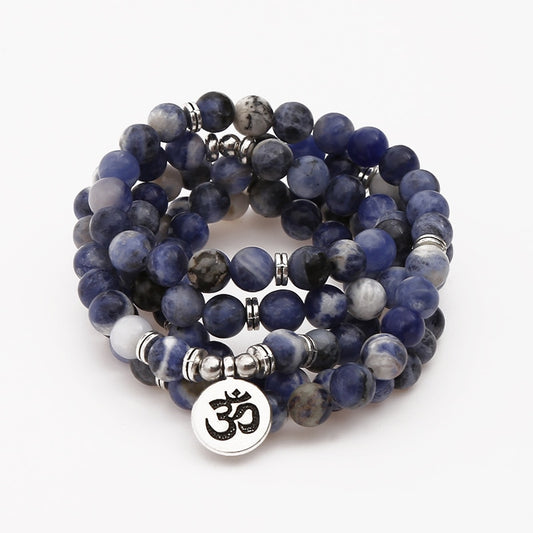 Mala Beads 108 Sodalite