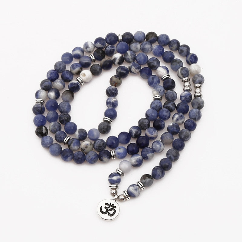 Mala Beads 108 Sodalite