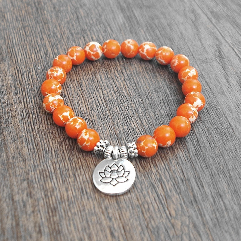 Orange Crush Charm Bracelet