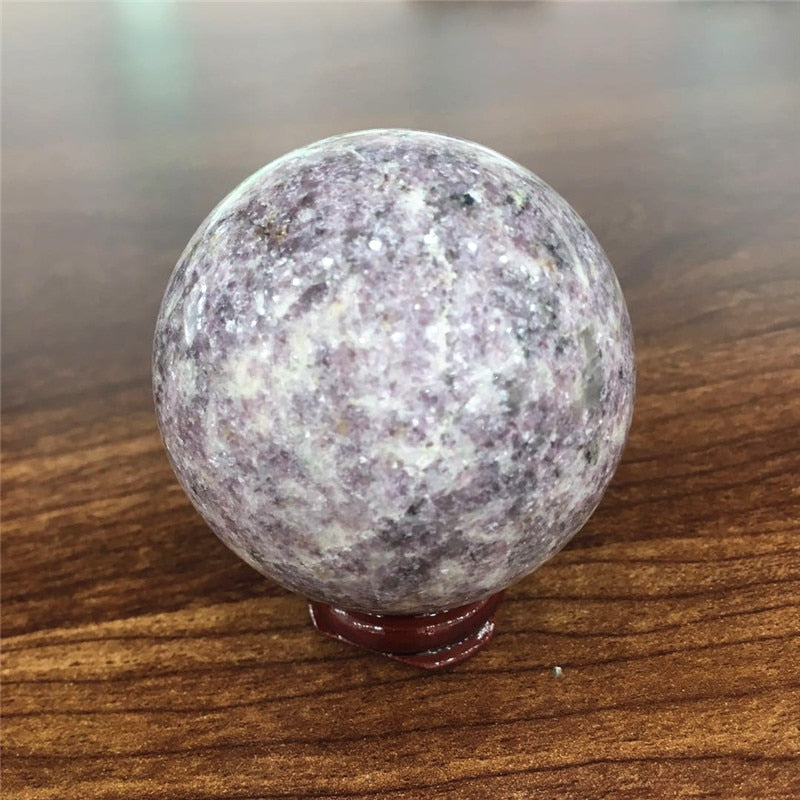 Lepidolite Sphere