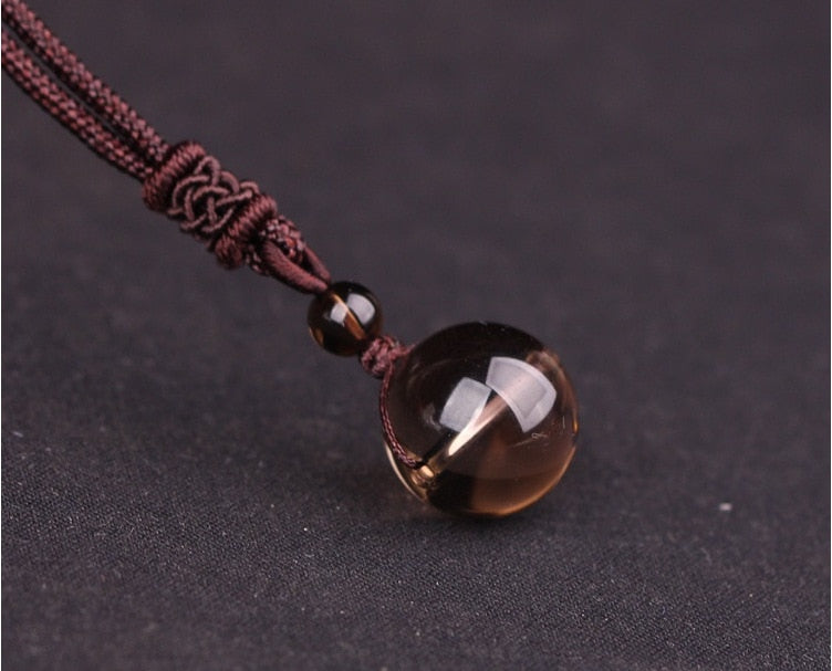 Sphere Necklace Hand Woven 16mm